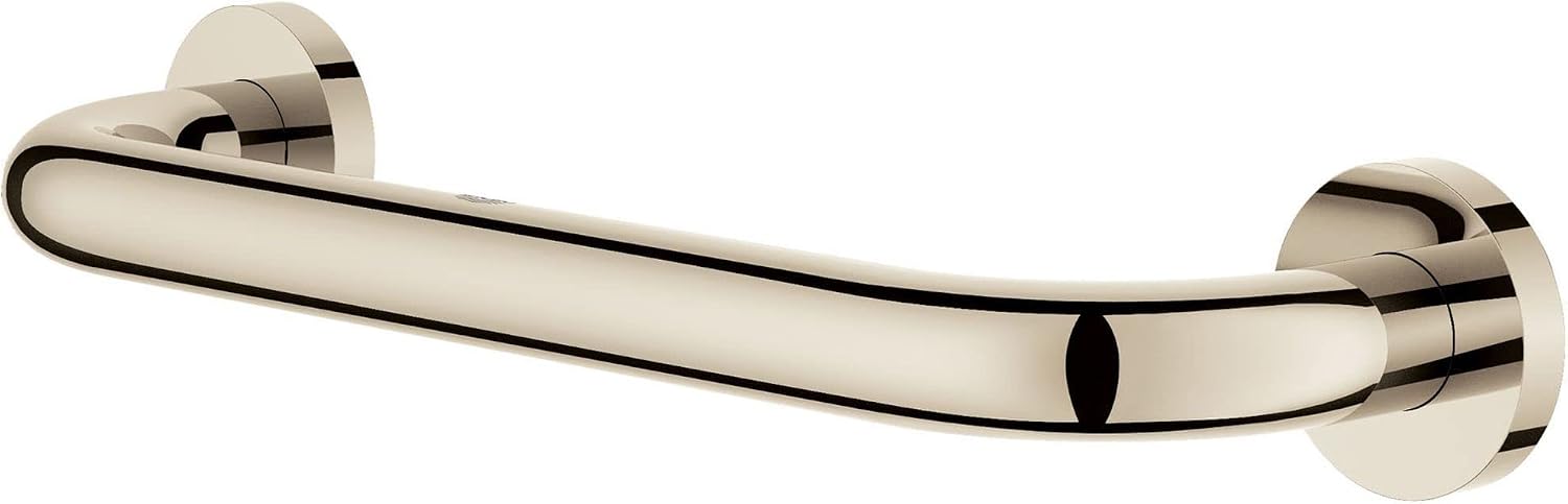 GROHE 40421GN1 Essentials Grab Bar, 12-Inch, Brushed Gold