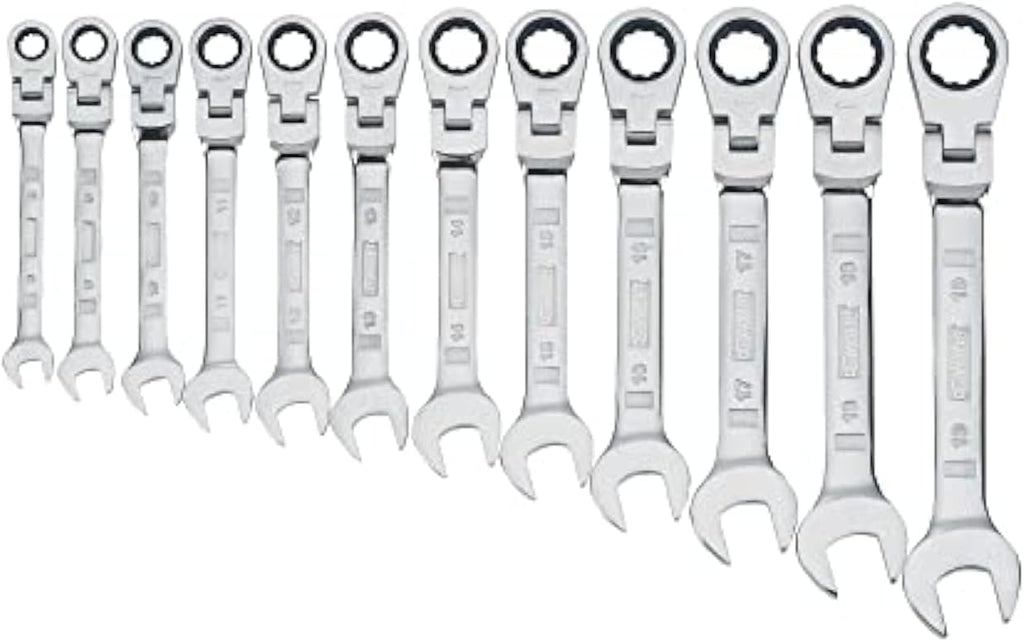 DEWALT Ratcheting Wrench Set, MM, Flexible, 12-Piece (12PC)
