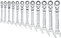 DEWALT Ratcheting Wrench Set, MM, Flexible, 12-Piece (12PC)