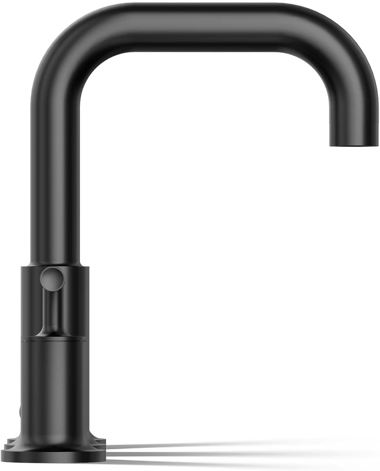 Kohler T14428-4-BL Purist Deck-Mount High-Flow Bath Faucet Trim with Lever Handles, Valve Not Included, Matte Black