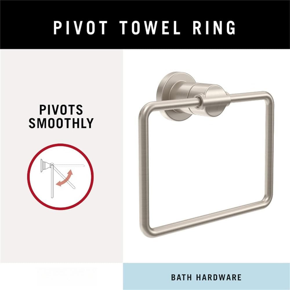 Four Piece Bathroom Hardware Set 18 to 24 Inch Towel Bar Toilet Paper HolderTowel Ring Brushed Nickel Towel Hook,Polished Chrome,01
