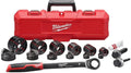 Milwaukee EXAT 1/2 in. to 2 in. Hand Ratchet Knockout Set + TPT Premium cart