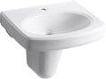Kohler 2035-1-0 Pinoir Wall-mount bathroom sink with single faucet hole
