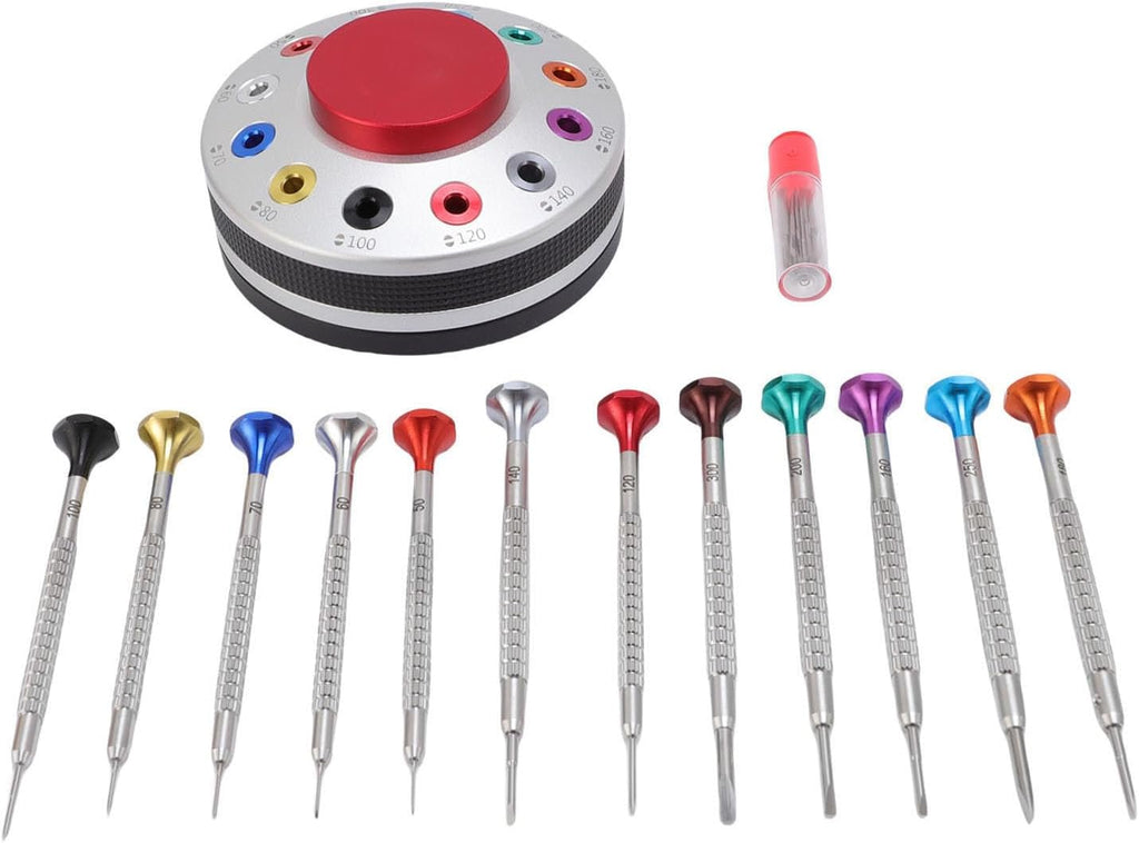 titleFlat PH Head Screw Driver Set, Stainless Steel Watchmakers Screw Driver Set Accurate for Watch Repair Jewelry