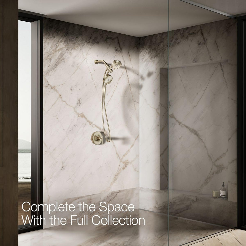 Kohler Purist® Showerhead 2-In-1 Combo 1.75 GPM, Brass, Brushed
