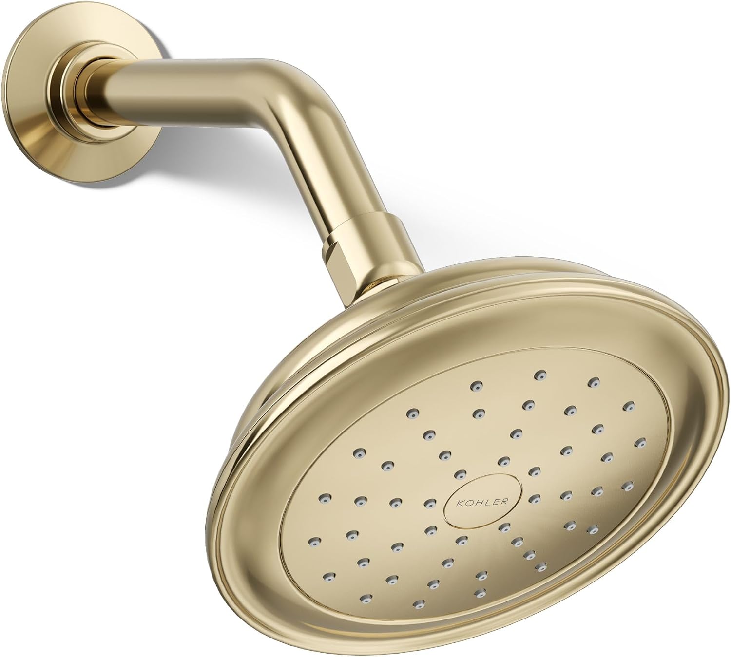 Kohler 72774-G-AF Artifacts® Single-function showerhead, 1.75 gpm, Vibrant French Gold