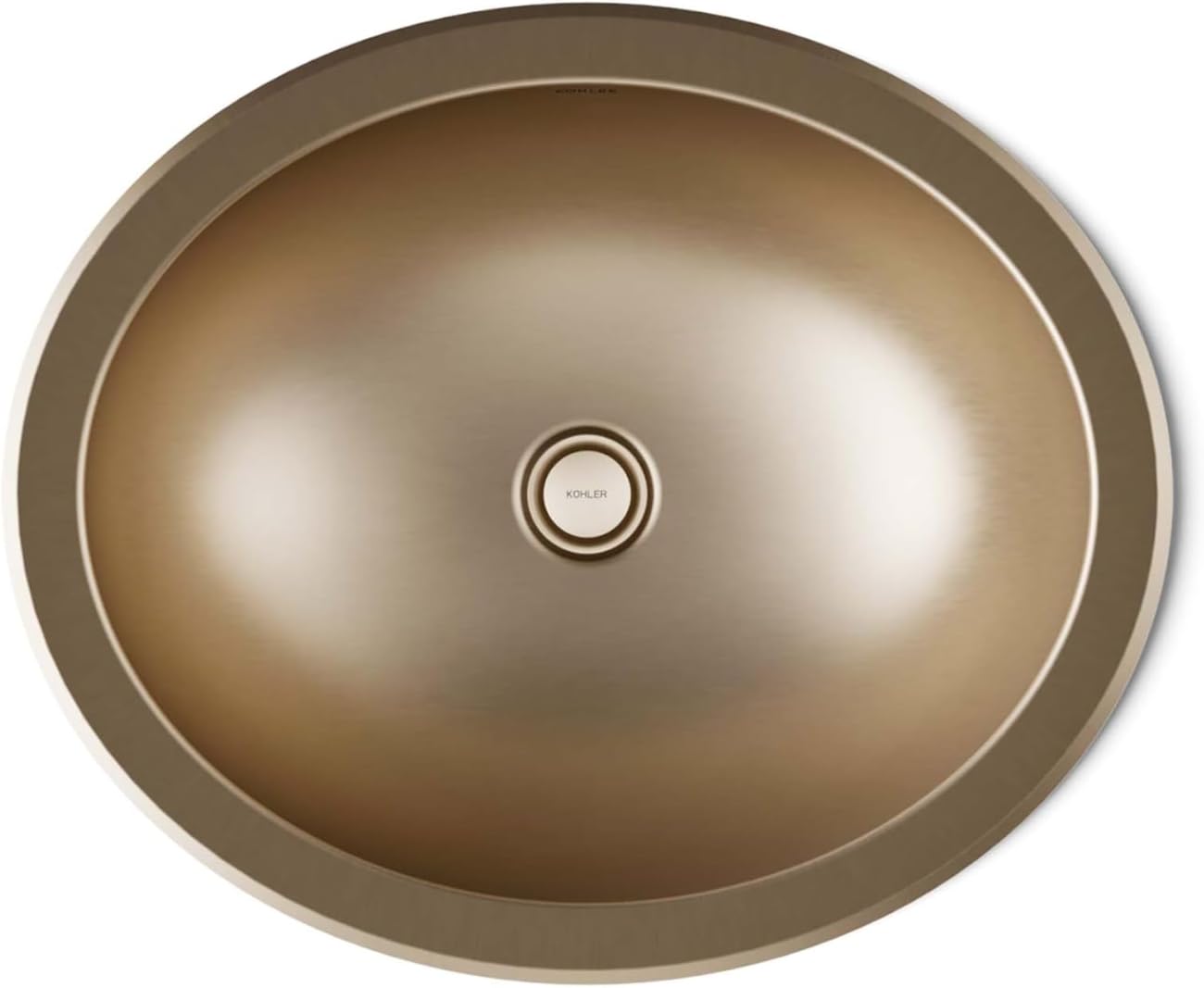 Bachata 20' Oval Drop-In/Undermount Bathroom Sink No Overflow