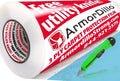 ArmorDillo 18.44 per roll 9 Rolls (case) Only Carpet Film with Easy Start, Free Utiltity Knife, Full 3 Mil - 3 Layer PEP, Bubble Adhesive, and 100% Made in USA