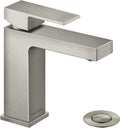 Lava Odoro Single Hole Bathroom Faucet, Brushed Nickel Bathroom Sink Faucet Single Handle Vanity Faucet with Pop up Drain Assembly, Deck Plate Included, BF307-BN