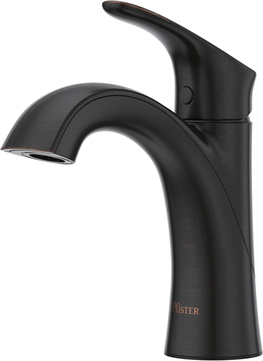 Pfister Weller Single Handle Bathroom Sink Faucet with Single Hole or 3-Hole Mount, Tuscan Bronze Finish, Push & Seal Drain, Water-Efficient WaterSense Certified, LG42WR0Y