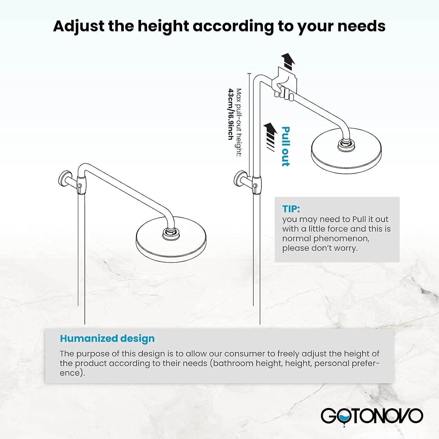 gotonovo Bathroom Shower Faucet Rain Mixer 8 Inch Round Shower Head Double Cross Handle with Tub Spout Wall Mount Bathroom Shower Fixtures 3 Function Metal Handheld Sprayer Brushed Nickel