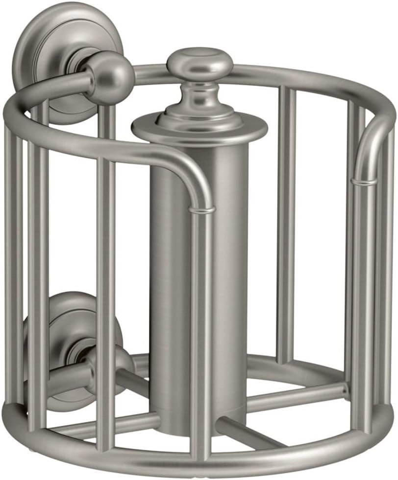 KOHLER K-72576-BN Artifacts Toilet Tissue Carriage, Vibrant Brushed Nickel
