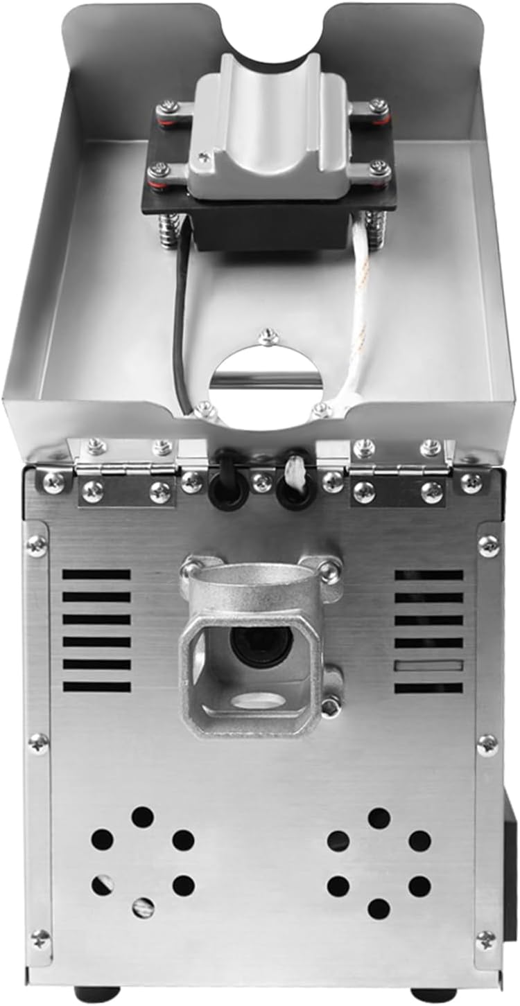 1500W Commercial Oil Press Machine Oil Expel, Food Grade Stainless Steel Nuts Seeds Oil Pressing Machine Electric Automatic Cold Hot with Intelligent Control Panel and LCD Touch Screen, Oil Extractor