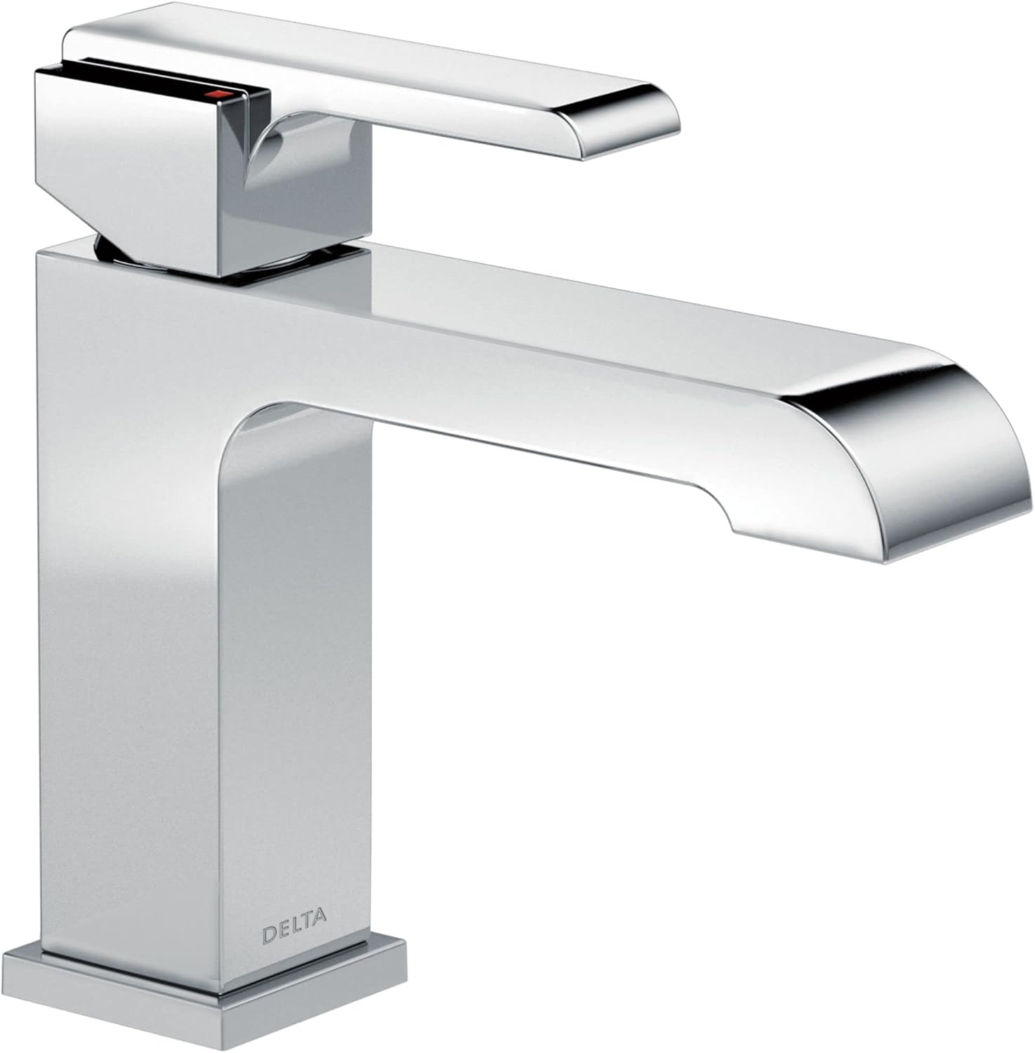 Delta Faucet Ara Single Hole Bathroom Faucet, Single Handle Bathroom Faucet Chrome, Bathroom Sink Faucet, Chrome 567LF-LPU