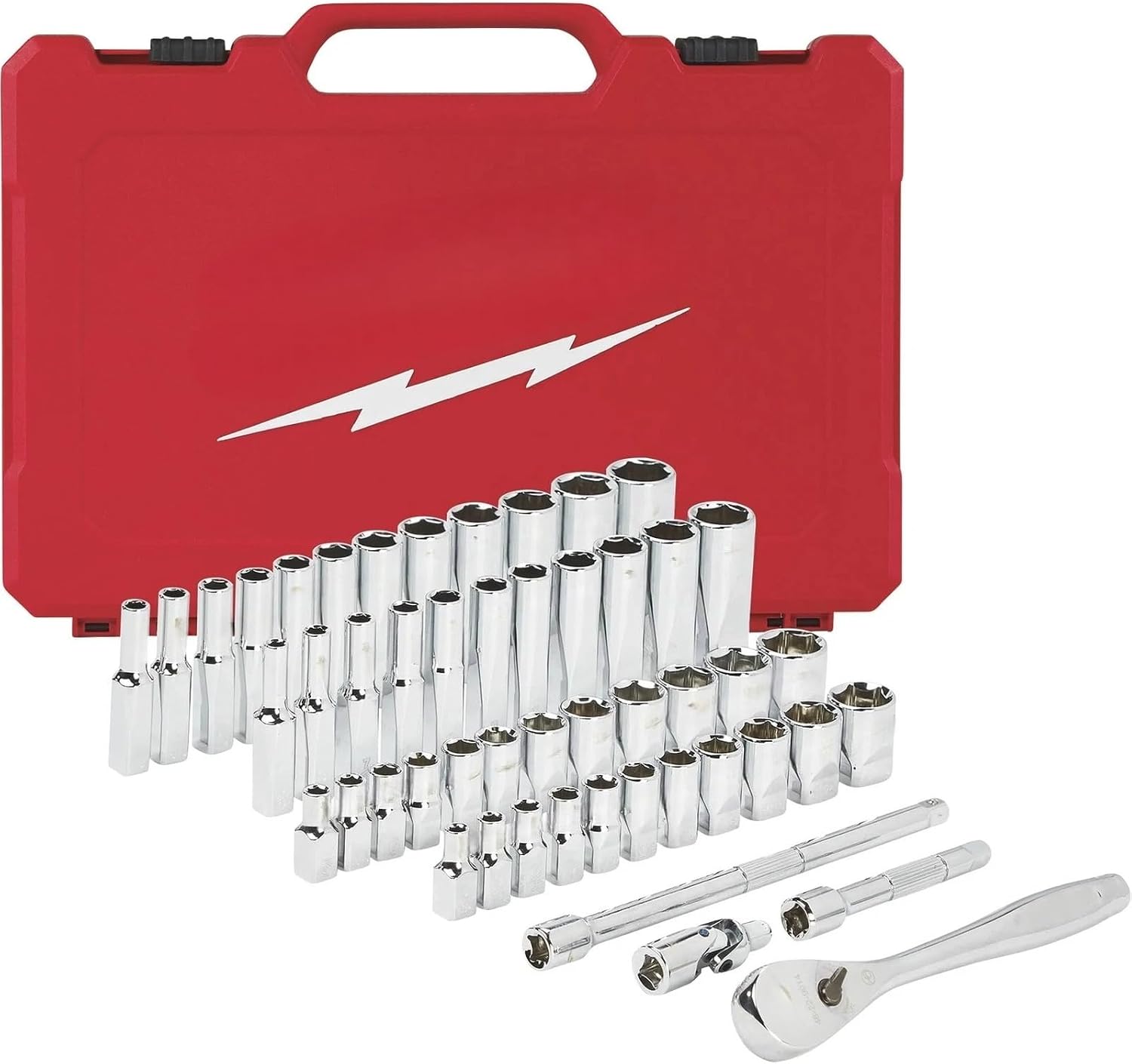 50 Pc 48-22-9004 for Milwaukee 1/4' Drive Ratchet & Socket Set