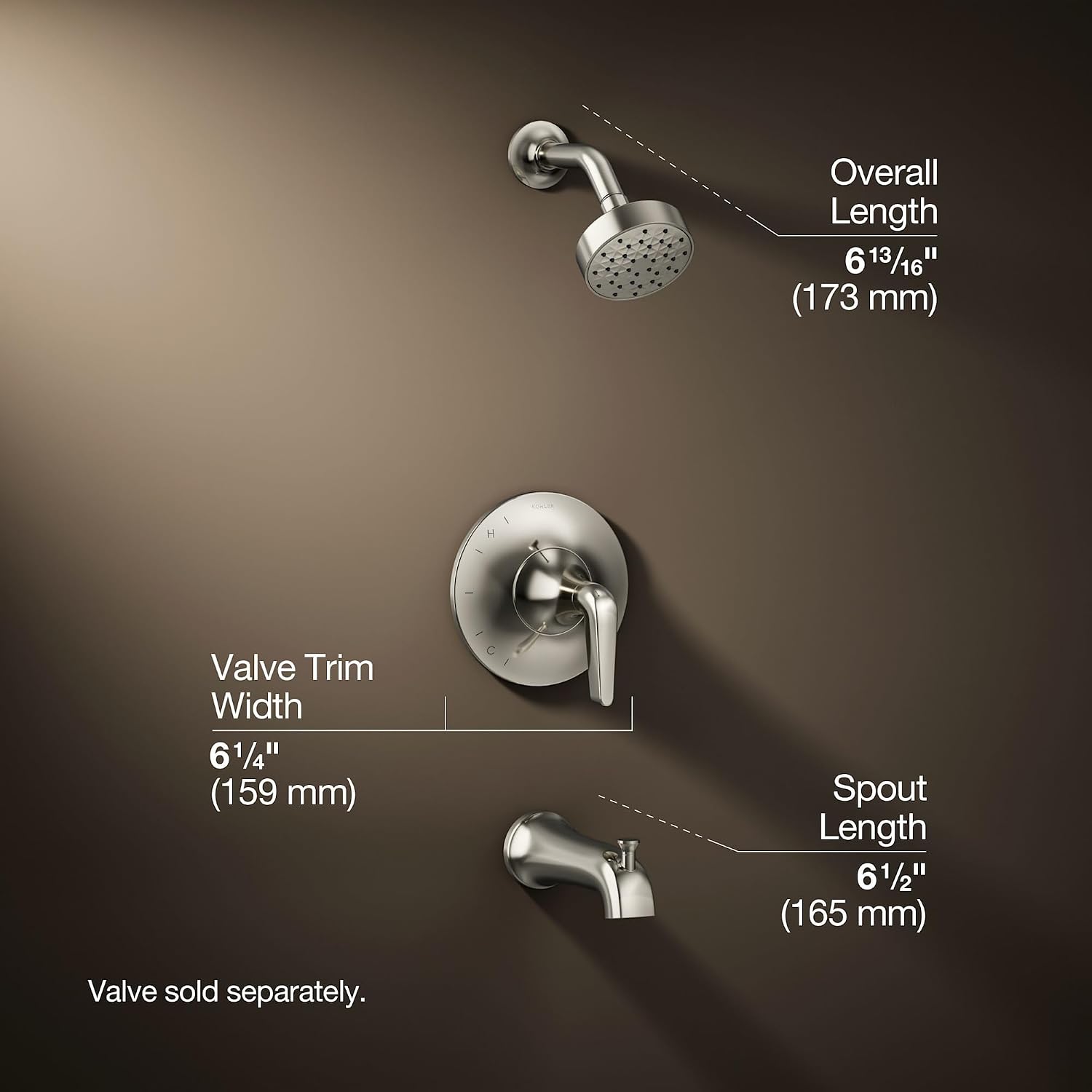 Kohler K-TS22026-4-2MB - Tub and Shower Showers