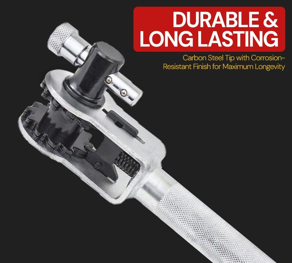 Mytee Products 2 Pack 39.5' Combination Ratcheting Winch Bar for Flatbed Trailer - Chrome Carbon-Steel Combo Winch Bar with Non-Slip Handle & Square Head for Chain Lever Binders