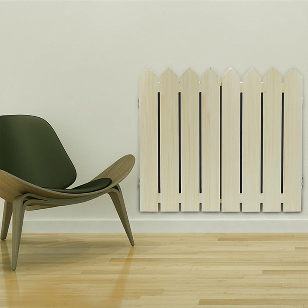 Electrical Panel Cover Fuse Box/Meter Box Cover Fence Shape, Electrical Panel Cover Decorative Wall, Traceless Nails Wall Mounted Breaker Box Cover, for Office/Home(Blue,50.3x45CM-19.8x17.7)