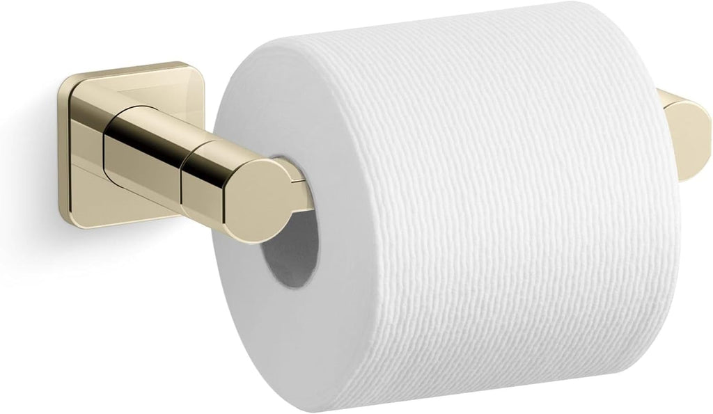 Parallel Wall Mounted Pivoting Toilet Paper Holder