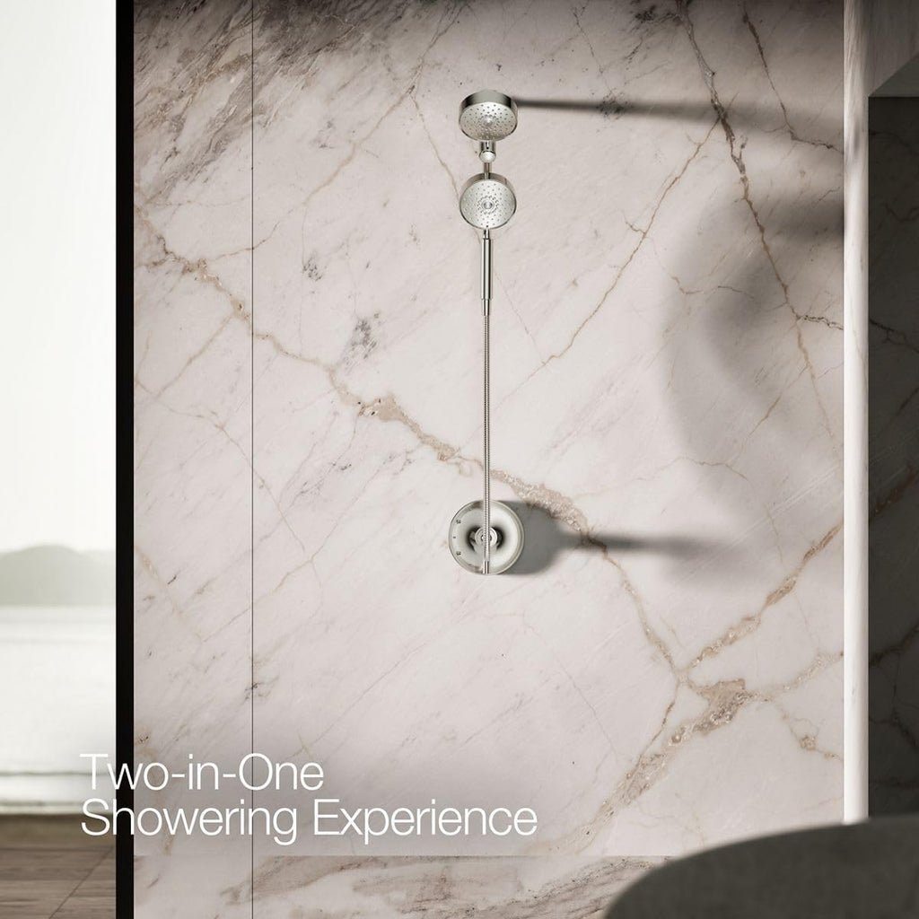 Kohler Purist® Showerhead 2-In-1 Combo 1.75 GPM, Brass, Vibrant Polished Nickel