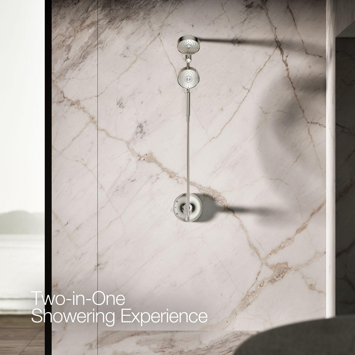 Kohler Purist® Showerhead 2-In-1 Combo 1.75 GPM, Brass, Vibrant Polished Nickel