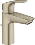 GROHE 32642EN3 Eurosmart, Single Hole Single-Handle S-Size Bathroom Faucet 1.2 GPM, Brushed Nickel