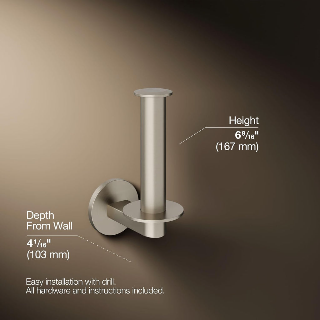 Kohler 78383-BN Components™ Vertical toilet paper holder