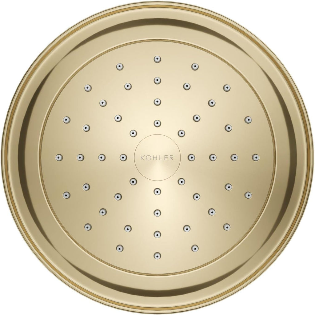 Kohler 72774-G-AF Artifacts® Single-function showerhead, 1.75 gpm, Vibrant French Gold