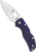 Spyderco Native 5 Signature Knife with 2.95' CPM S110V Steel Blade and Dark Blue G-10 Handle - PlainEdge - C41GPDBL5