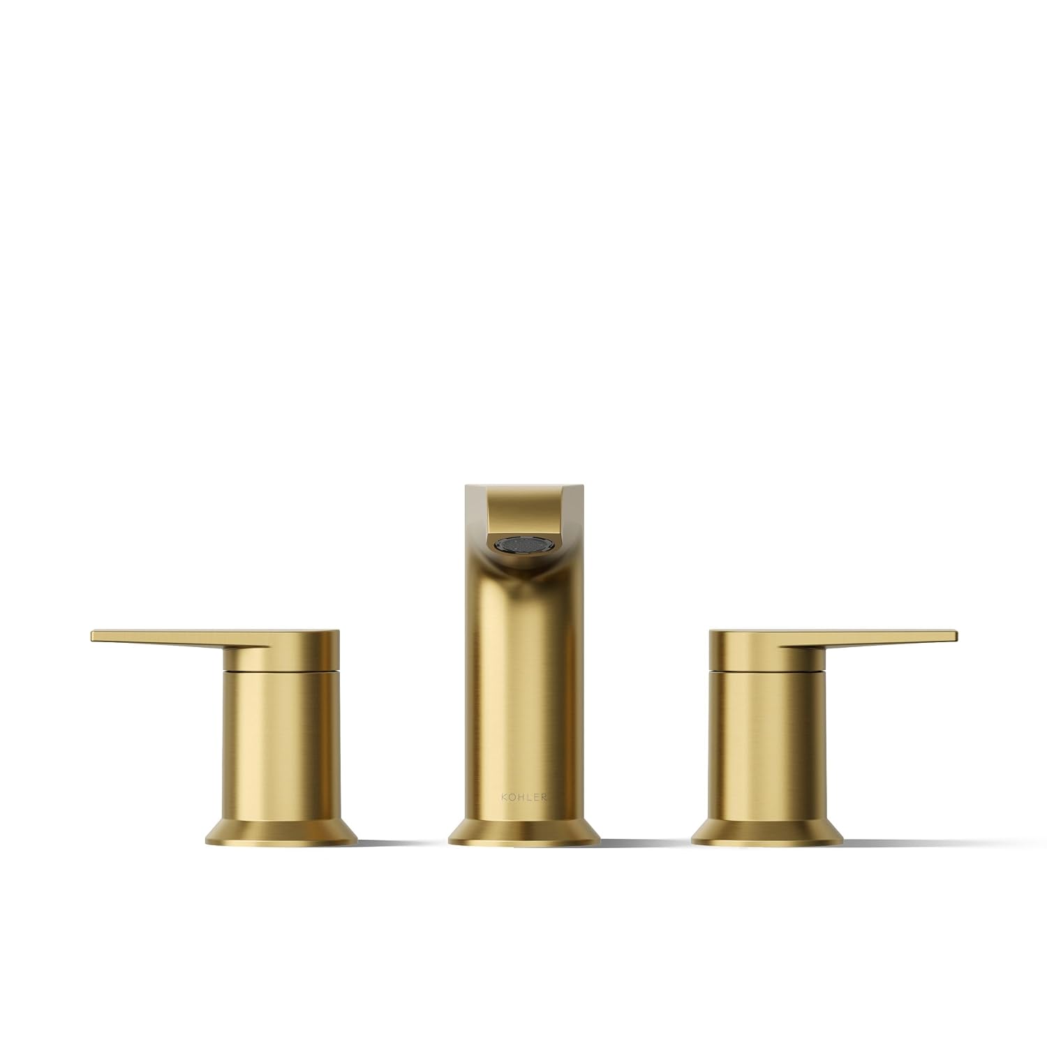 KOHLER K-T25740-4-2MB Hint Two-Handle Deck-Mount Bath Faucet Trim, 10.0 GPM, Minimalist Design, Corrosion Resistant, Vibrant Brushed Moderne Brass