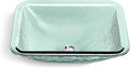 KOHLER K-28823-TG2 ARTIST EDITIONS Yepsen Collection Glass Undermount Bathroom Sink 17' x 13'Rectangle Basin Trans Dew