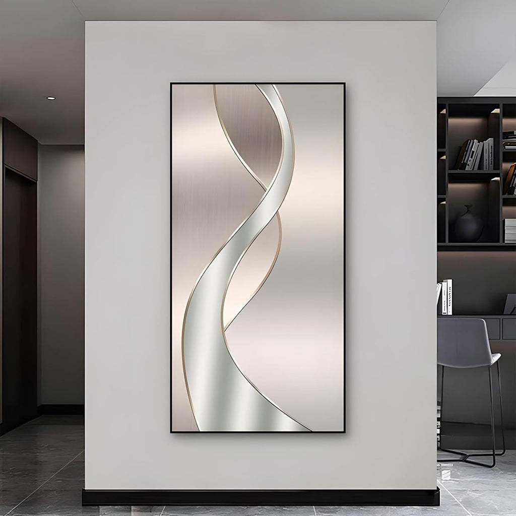 Decorative Breaker Box Cover Elegant Electrical Panel Fuse Box Cover Wall Decor 18 Patterns Available for Home Office Living Room(G,W17.7 x H35.4)