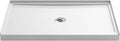 KOHLER K-8644-0 Rely single-threshold shower base with center drain, 36' x 34', White