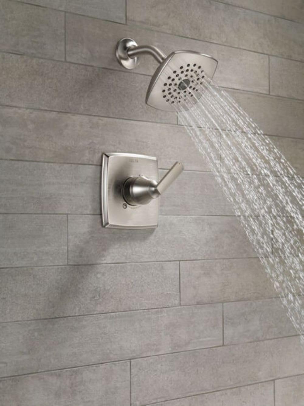 Delta Ashlyn 14 Series Shower Faucet Set, Brushed Nickel Shower Head and Handle Set, Valve Trim Kit, Stainless T14264-SS (Valve Not Included)