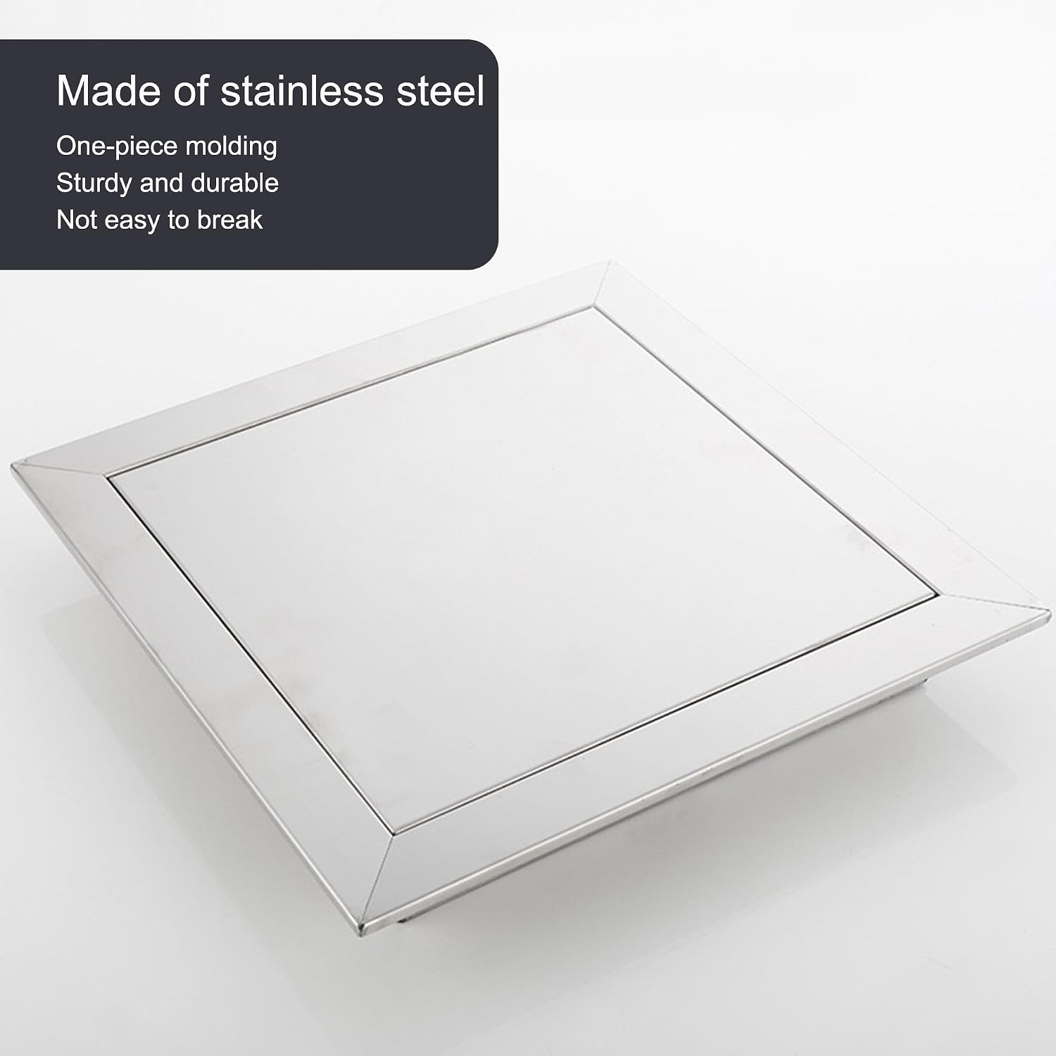 Stainless Steel Access Panel - 10x10in Outdoor Kitchen Access Door for BBQ Pit, Perfect for Drywall, Plumbing, Electrical, Weather-Resistant & Durable Access Solution