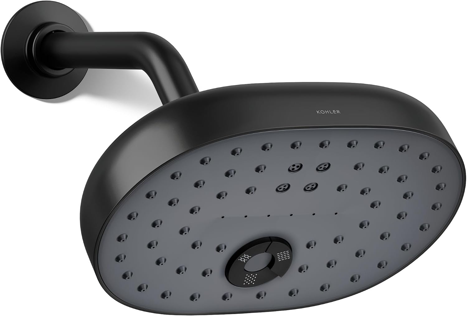 Kohler 26290-BL Statement® Three-function showerhead, 2.5 gpm, Matte Black