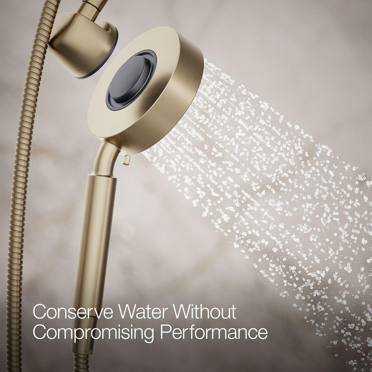 Kohler Purist® Showerhead 2-In-1 Combo 1.75 GPM, Brass, Brushed