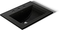Kohler 2337-8-58 Memoirs® Stately 22-3/4' rectangular drop-in bathroom sink, Thunder Grey