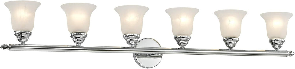 Livex Lighting 1066-05 Neptune 6-Light Bath Light, Chrome