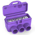 3-Port Aluminum-to-Copper Wire Connectors, 100 Pack Screw Terminal Electrical Wire Connectors, Pre-Filled with Oxide Inhibitor for Solid & Stranded Wires, Residential & Industrial Wiring