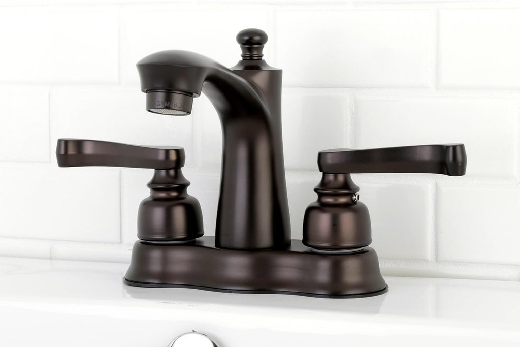 Kingston Brass FB7615FL 4 in. Centerset Bathroom Faucet, Oil Rubbed Bronze