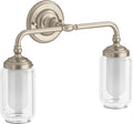 Kohler 72582-BVL Artifacts Bathroom Vanity Fixture, Wall Sconce Lighting, Downlight Only, UL Listed, 2, Vibrant Brushed Bronze