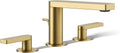 Kohler 73060-4-2MB Composed® Widespread Bathroom Sink Faucet with Lever Handles, 1.2 gpm, Vibrant Brushed Moderne Brass