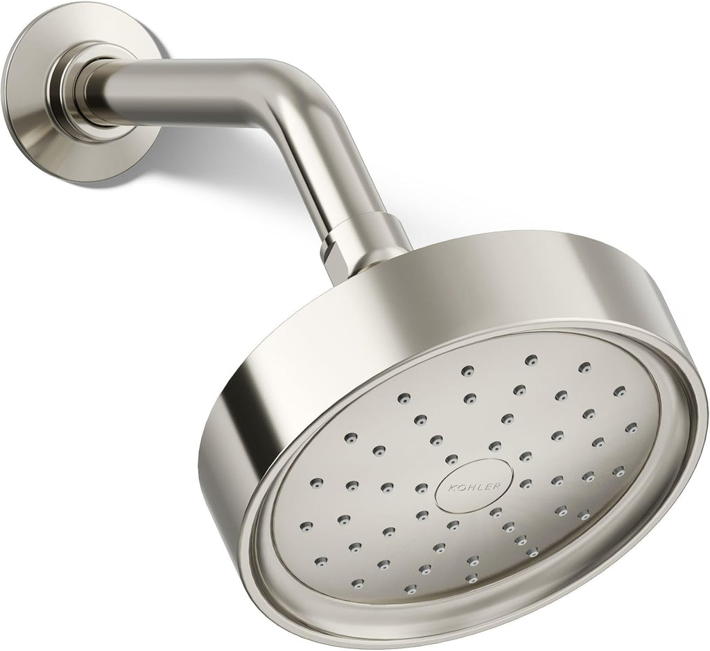 Kohler 965-AK-SN Purist® Single-function showerhead, 2.5 gpm, Vibrant Polished Nickel