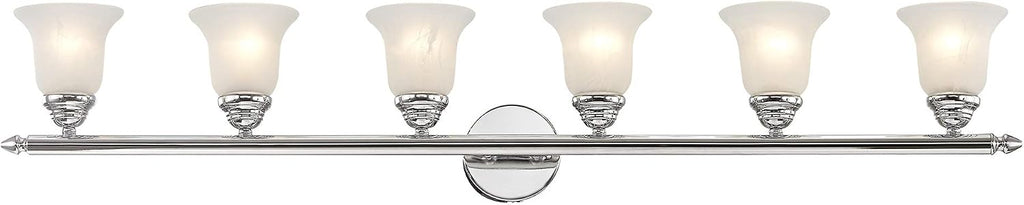 Livex Lighting 1066-05 Neptune 6-Light Bath Light, Chrome