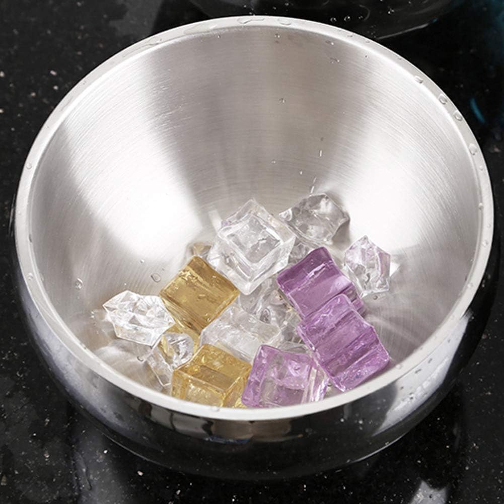 Ice Buckets for Parties Insulated Hotel Bucket/Beverage Bucket, Stainless Steel Double Wall Container Champagne Barrel with Cover for Wedding Parties