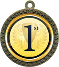 Express Medals 1 to 50 Packs 1st Place Gold Medal Trophy Award with Neck Ribbon D212-EG301