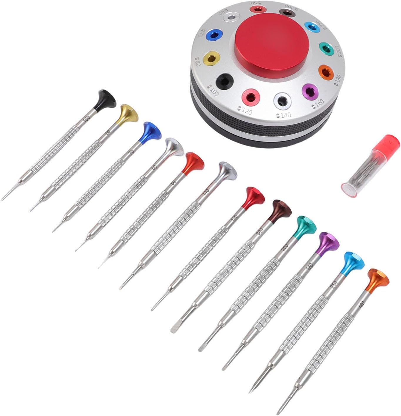 titleFlat PH Head Screw Driver Set, Stainless Steel Watchmakers Screw Driver Set Accurate for Watch Repair Jewelry