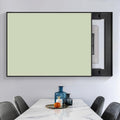 Electrical Panel Cover Push-Pull Electrical Panel Cover Wall Hanging, Solid Color Fuse Box Cover Room Decor, Breaker Box Cover Hide Meter Box, for Home/Office(Green,WXL-70 x 50CM-27.6x19.7)
