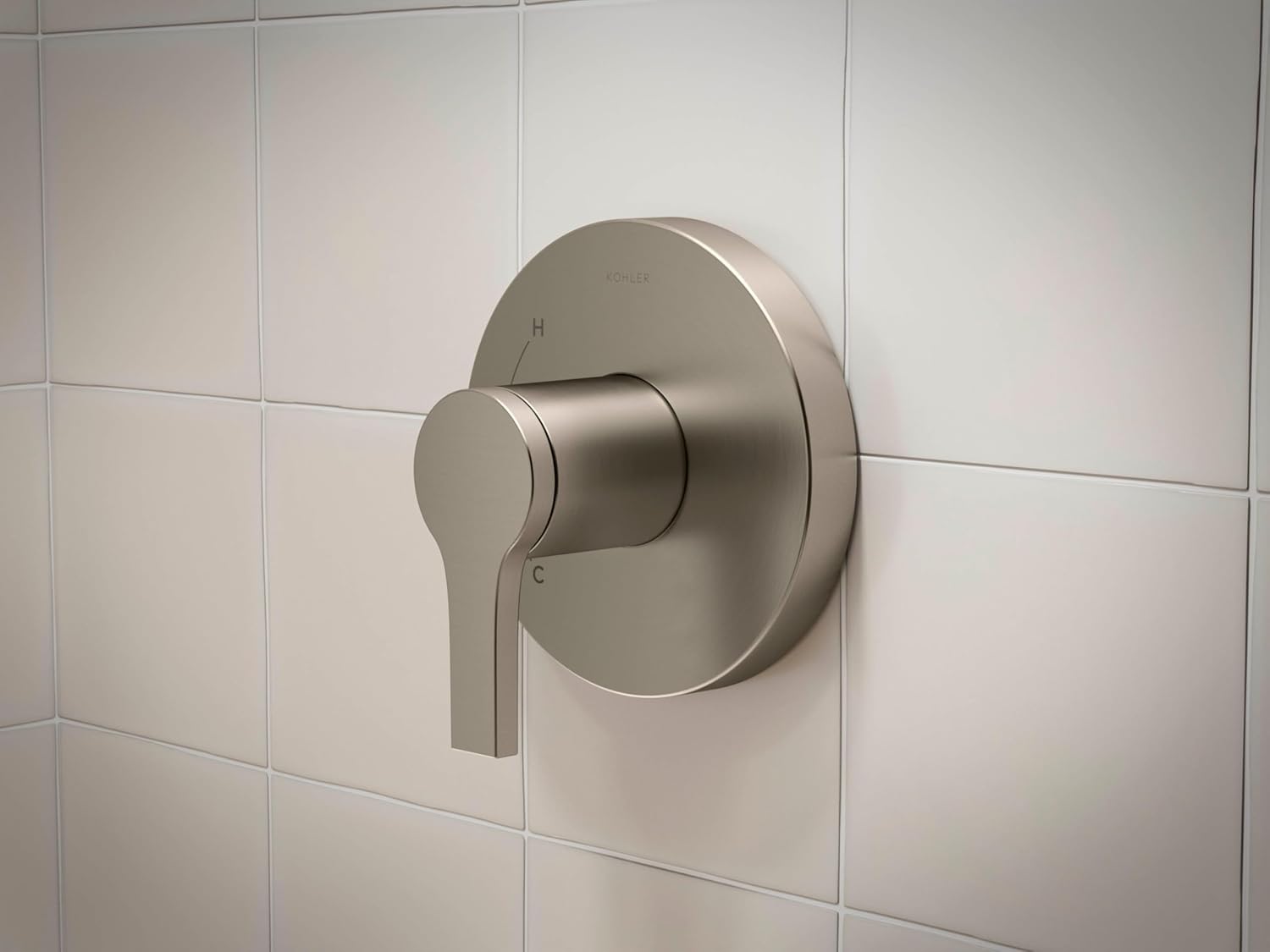 Kohler TS35321-4Y-BL, Elate Rite-Temp Shower Trim with Single Function 2.5 GPM Showerhead, Matte Black, Luxurious Shower, Modern Design